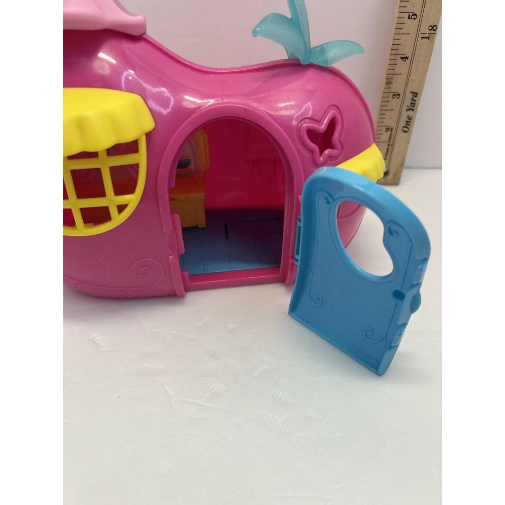 Mattel Toy Shop House Carry Case Playset Pink Blue Yellow Plastic Toy Kids